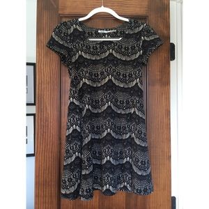 UO Scallop Print Dress